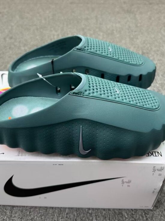 Nike Mind 001Teal Slip-On Clogs - Size US 9
